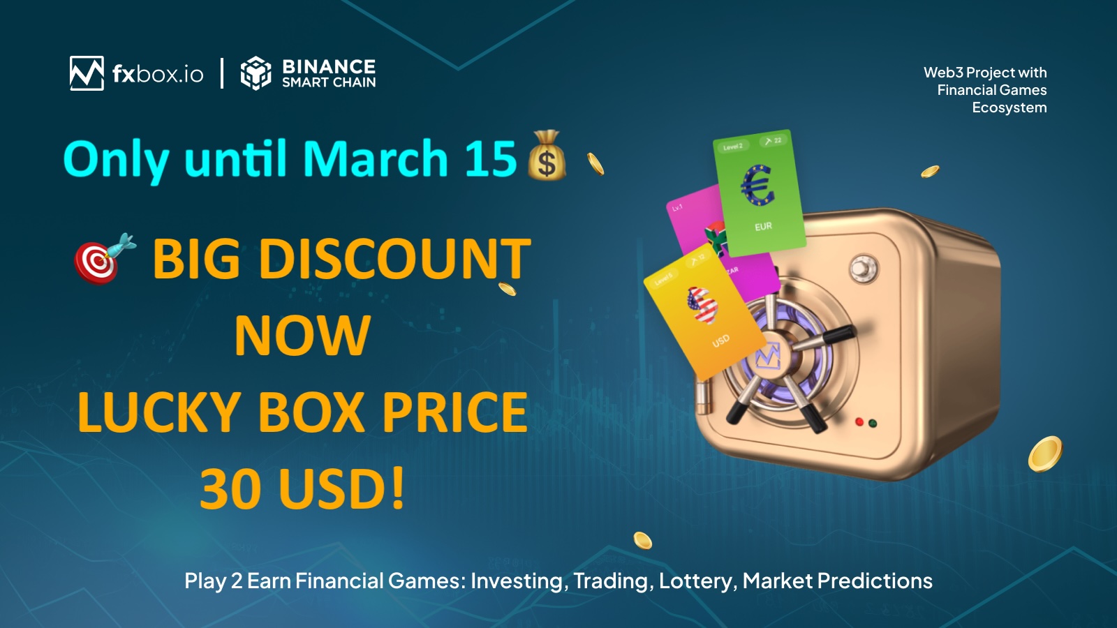 Only until March 15, BIG DISCOUNT LUCKY BOXs